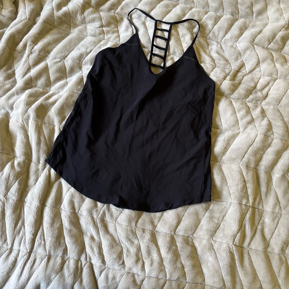 Lululemon Black Strappy Ladder-Back top